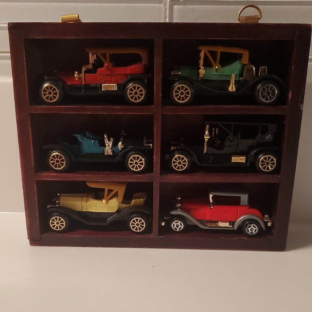 Classic Vintage Toy Car Set